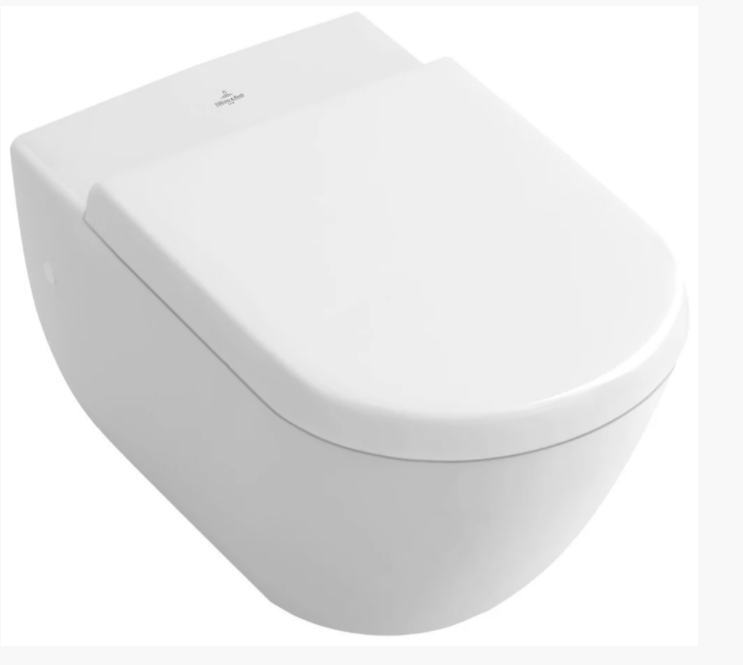 Унітаз безободковий, підвісний Villeroy & Boch Verity Design з сидінням SoftClose - 5643НR01