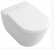 Унитаз безободковый, подвесной Villeroy & Boch Verity Design с сиденьем SoftClose - 5643НR01