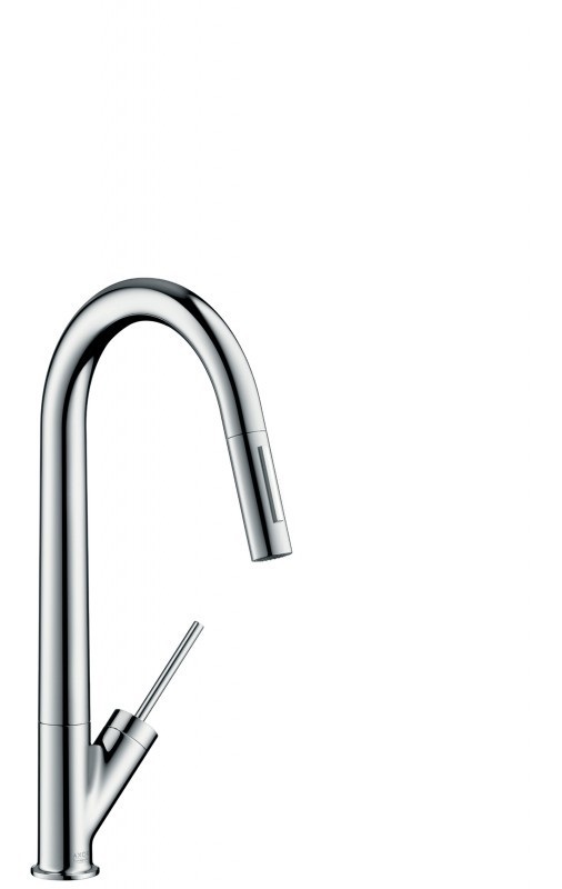Смеситель для кухни Hansgrohe Axor Starck с выдвижным изливом хром 12800000