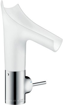 Змішувач для раковини Hansgrohe Axor Starck V зі скляним зливом хром 12113000