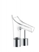Смеситель для раковины Hansgrohe Axor Starck V со стеклянным изливом хром 12115000