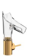 Смеситель для раковины Hansgrohe Axor Starck V со стеклянным изливом 12123990
