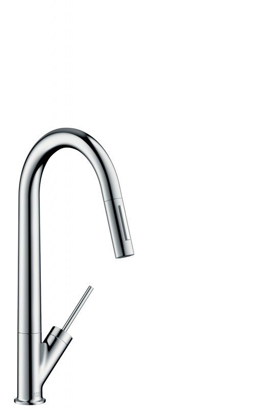 Смеситель для кухни Hansgrohe Axor Starck с выдвижным изливом хром 12800000