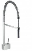Смеситель для кухни Hansgrohe Axor Starck с выдвижной лейкой хром 12803000