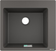 Мойка для кухни встраиваемая Hansgrohe S51 S510-F450 SilicaTec серый камень 43312290