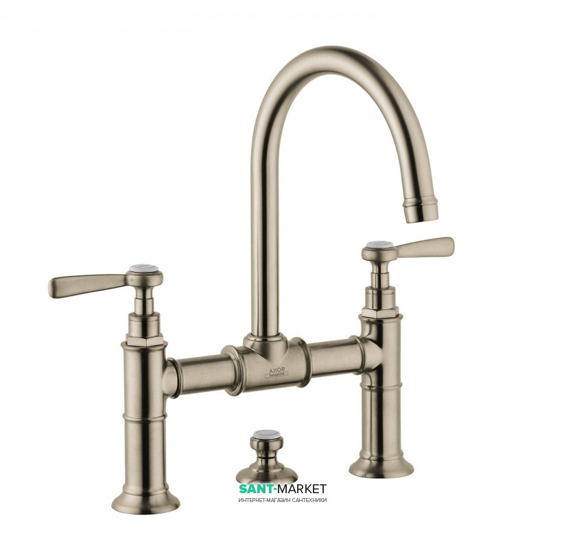 Смеситель для раковины Hansgrohe Axor Montreux шлифованный никель 16511820