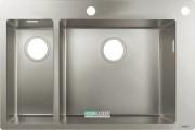 Мийка для кухні вбудована Hansgrohe S71 S712-F655 нержавіюча сталь 43310800