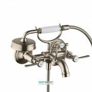 Смеситель для ванной Hansgrohe Axor Montreux с душем шлифованный никель 16551820