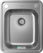 Мойка для кухни встраиваемая Hansgrohe S41 S412-F340 нержавеющая сталь 43334800
