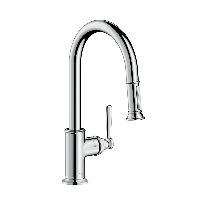 Смеситель для кухни Hansgrohe Axor Montreux с выдвижной лейкой хром 16581000