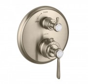 Термостат для душа Hansgrohe Axor Montreux шлифованный никель 16801820