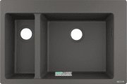 Мойка для кухни встраиваемая Hansgrohe S51 S510-F635 SilicaTec серый камень 43315290