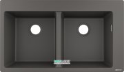Мойка для кухни встраиваемая Hansgrohe S51 S510-F770 SilicaTec серый камень 43316290