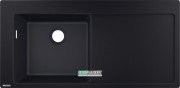 Мойка для кухни встраиваемая Hansgrohe S51 S510-F770 SilicaTec черный графит 43330170