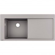 Мийка для кухні вбудована Hansgrohe S51 S510-F770 SilicaTec сірий бетон 43330380