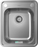 Мийка для кухні вбудована Hansgrohe S41 S412-F340 нержавіюча сталь 43334800