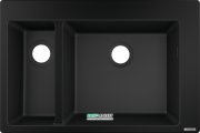 Мойка для кухни встраиваемая Hansgrohe S51 S510-F635 SilicaTec черный графит 43315170