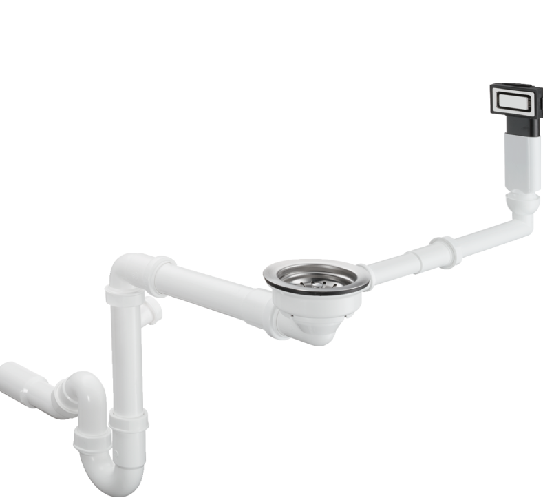 Сифон для раковин Hansgrohe D14-10 білий / нержавіюча сталь 43921800