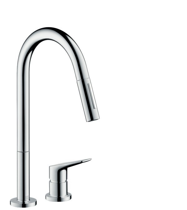 Смеситель для кухни Hansgrohe Axor Citterio M Eco на 2 отверстия хром 34824000