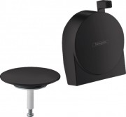 Внешняя часть излива на ванну с набором для слива и перелива Hansgrohe Exafill S черный матовый 58117670