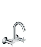 Смеситель для кухни настенный Hansgrohe Logis M32 Eco 1jet двухвентильный хром 71284000