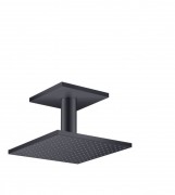 Верхний душ Hansgrohe Axor ShowerSolutions 250х250 2jet с держателем чёрный 35312350