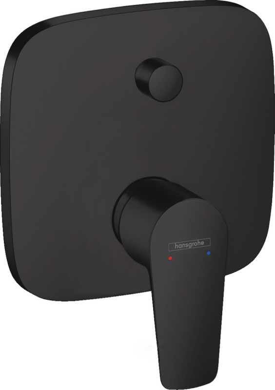 Смеситель для душа Hansgrohe Talis E однорычажный со встроенной защитной комбинацией черный матовый 71474670