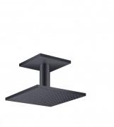 Верхний душ Hansgrohe Axor ShowerSolutions 250х250 1jet с держателем чёрный 35308350