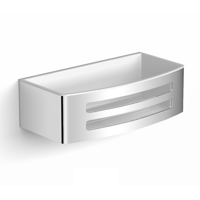 Полочка для ванной Volle Teo латунь/пластик хром/белый 15-88-755W