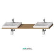 Стільниця під раковину Jika Cubito 135-220 см з двома вирізами дуб H46J4240145191