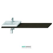 Столешница под раковину Jika Cubito 65-160 см с вырезом венге  H46J4230114611