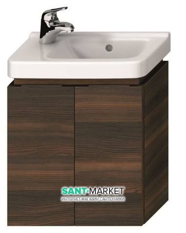 Тумба подвесная под раковину Jika Cubito 45 см 2 дверцы венге H40J4202004611