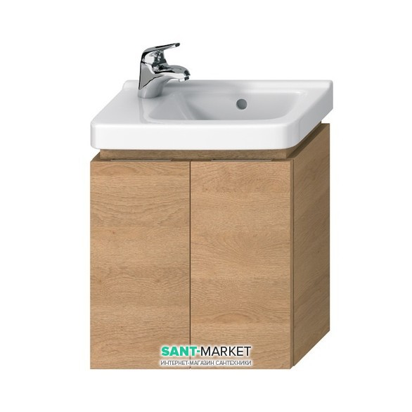 Тумба подвесная под раковину Jika Cubito 45 см дверцы дуб H40J4202005191