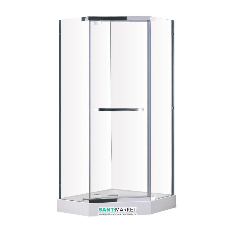 Душевая кабина Eger Talany 90x90 см профиль хром стекло прозрачное 599-555/1