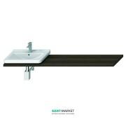 Столешница под раковину Jika Cubito 65-160 см с вырезом венге  H46J4230114611