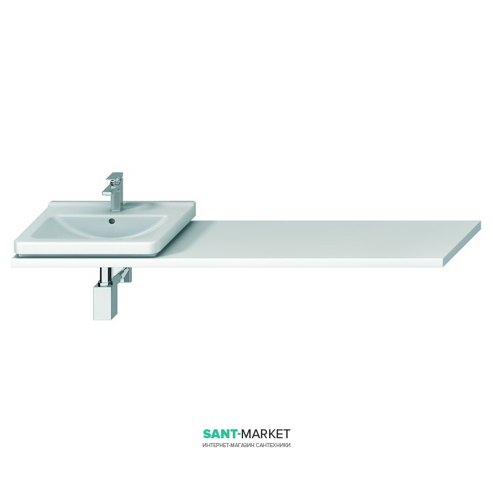 Стільниця під раковину Jika Cubito 65-160 см з вирізом білий H46J4230115001