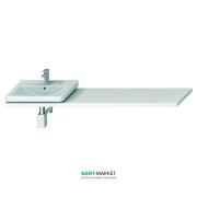 Столешница под раковину Jika Cubito 65-160 см с вырезом белый H46J4230115001