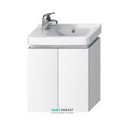 Тумба подвесная под раковину Jika Cubito 45 см 2 дверцы белый H40J4202005001