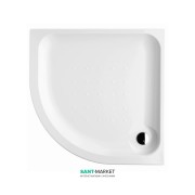 Душовий піддон Jika Deep кутовий 80х80 см акрил білий H2138210000001