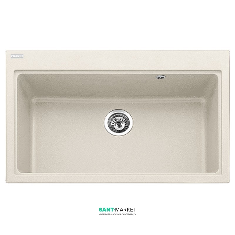 Мийка для кухні Franke Fiji FIG 610-80 врізна прямокутна Fragranite ваніль 114.0367.656