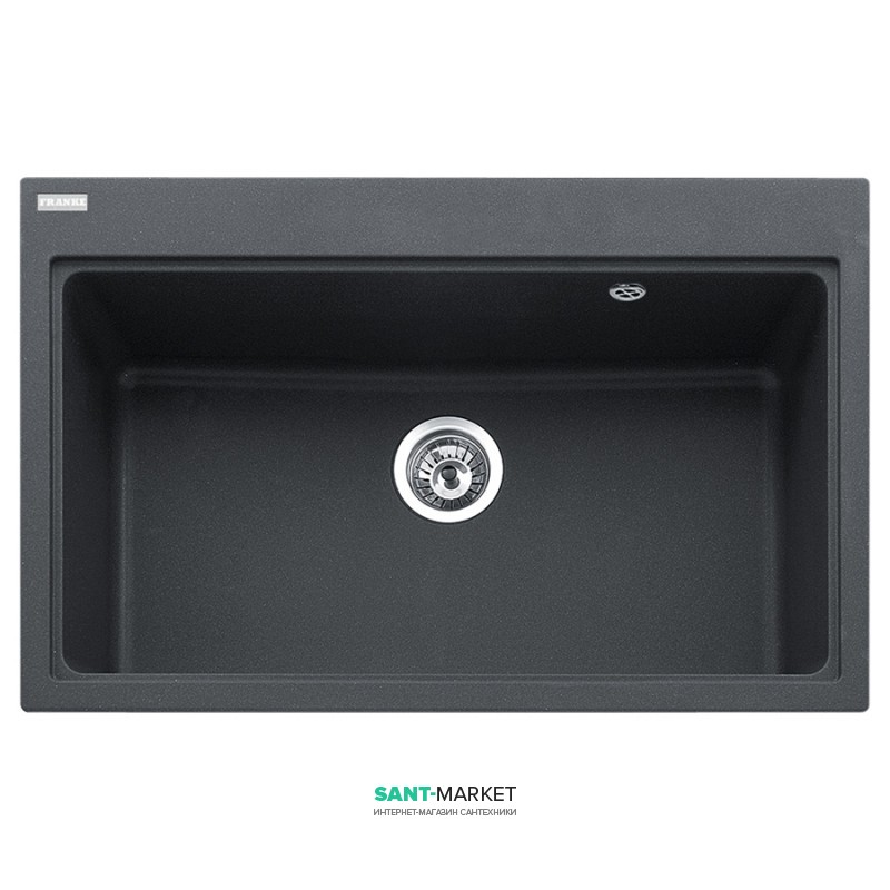 Мийка для кухні Franke Fiji FIG 610-80 врізна прямокутна Fragranite графіт 114.0367.660