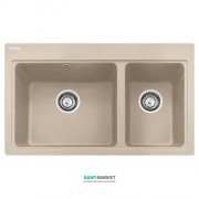Мийка для кухні Franke Fiji FIG 620-80 врізна прямокутна Fragranite бежевий 114.0367.674