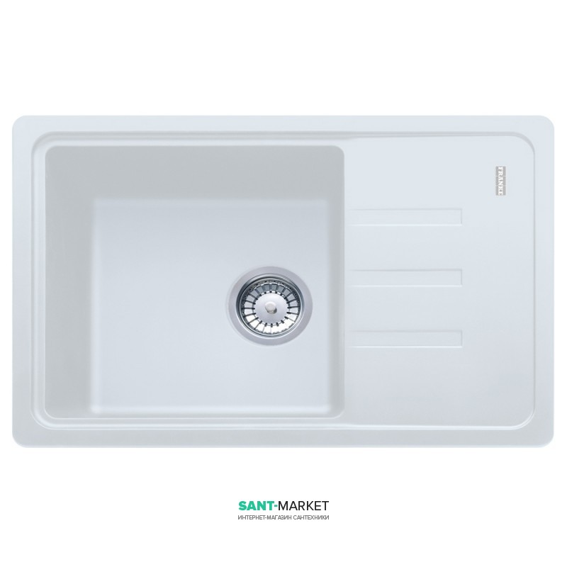 Мойка для кухни Franke Malta BSG 611-62 врезная оборотная Fragranite белый 114.0375.042