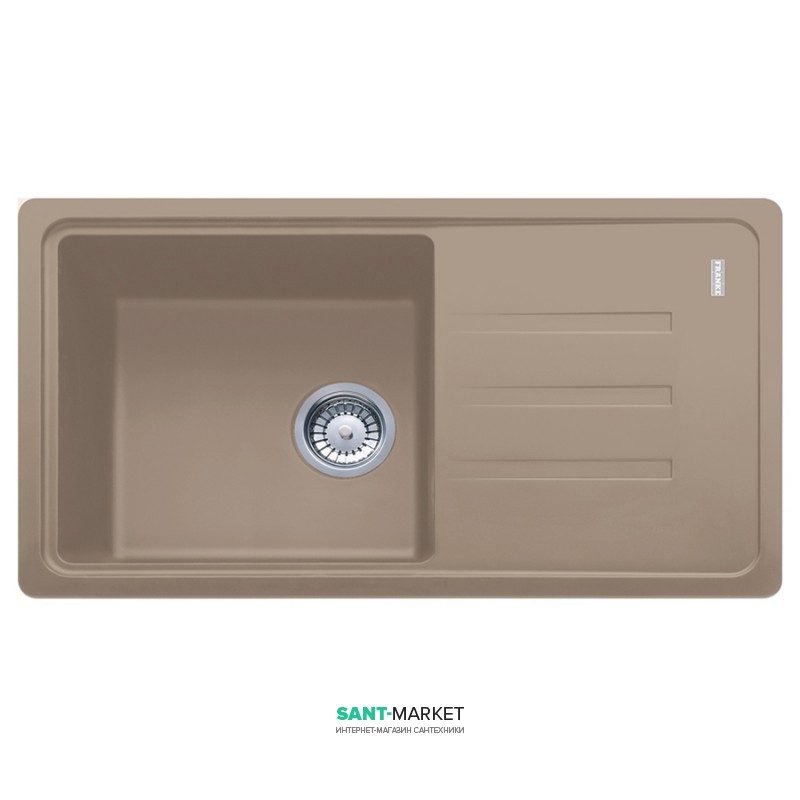 Мойка для кухни Franke Malta BSG 611-78 врезная оборотная Fragranite миндаль 114.0375.037