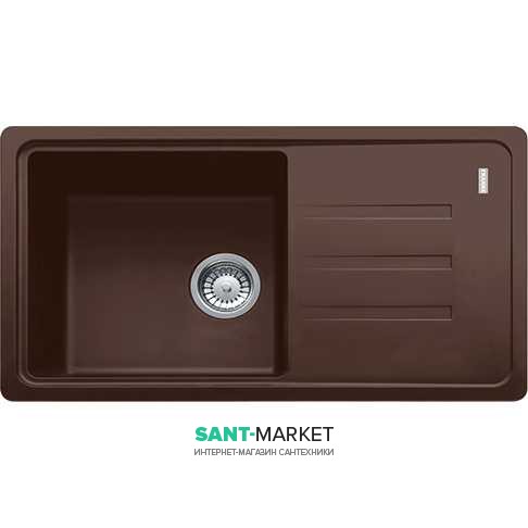 Мийка для кухні Franke Malta BSG 611-78 врізна зворотний Fragranite шоколад 114.0375.039