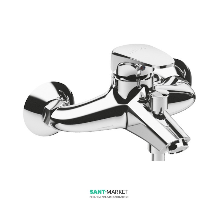 Смеситель для ванной Jika Deep однорычажный хром H3211U70044001
