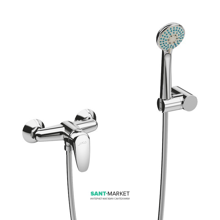 Смеситель для душа Jika Deep однорычажный с ручным душем хром H3311U70041311