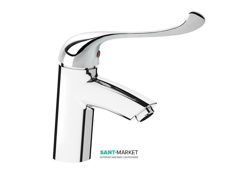 Смеситель для раковины Jika Deep с медицинским рычагом хром H3111U80041291