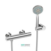 Термостат для душа Jika Deep двухвентильный с ручным душем хром H3331U70042711