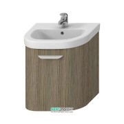 Тумба підвісна під раковину Jika Deep 50 см напівкругла золотий дуб H4541314343411